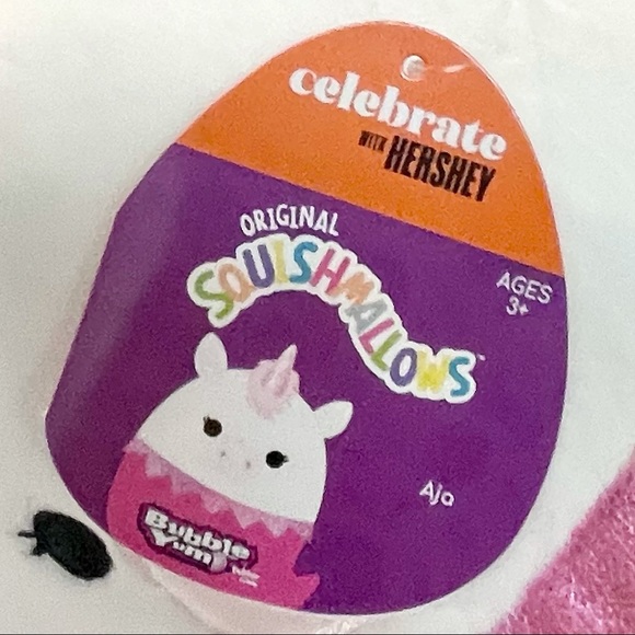 Aja the Unicorn Squishmallow 7” Halloween Squishmallows Bubble Yum Candy Squish - Picture 3 of 4